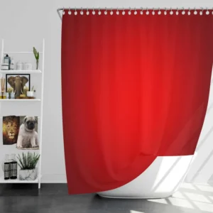 Rosso Corsa Red Gradient Shower Curtain