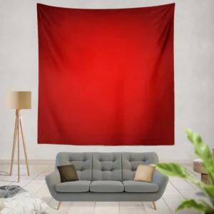 Rosso Corsa Red Gradient Wall Tapestry