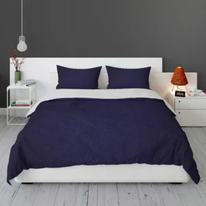 Royal Blue Solid Color Bedding Set 1