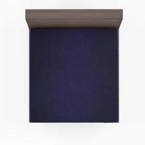 Royal Blue Solid Color Fitted Sheet