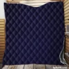 Royal Blue Solid Color Quilt Blanket