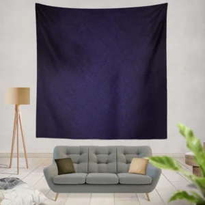 Royal Blue Solid Color Wall Tapestry