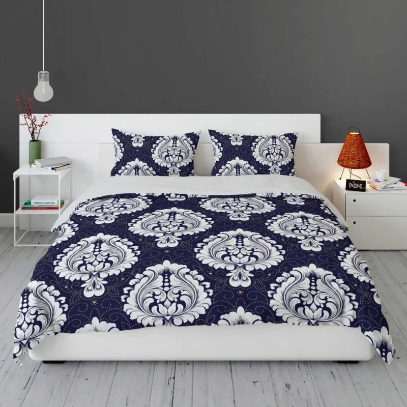 Royal Vintage Damask Design Bedding Set 1