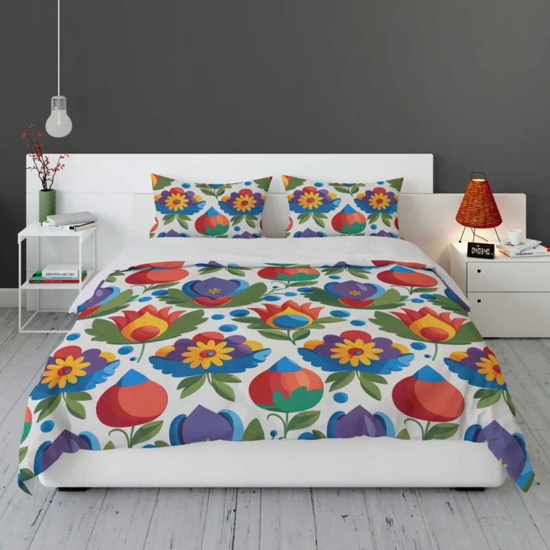 Russian Floral Design Bedding Set 1