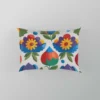 Russian Floral Design Pillow Case