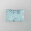 Sailboat Sea Wave Nautical Pattern Pillow Case