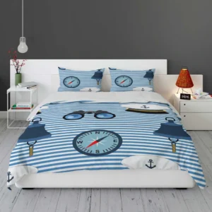 Sailor's Gear Nautical Pattern Bedding Set 1