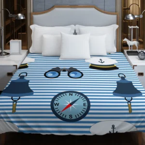 Sailor's Gear Nautical Pattern Duvet Cover