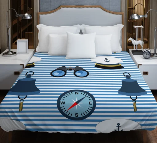 Sailor's Gear Nautical Pattern Duvet Cover