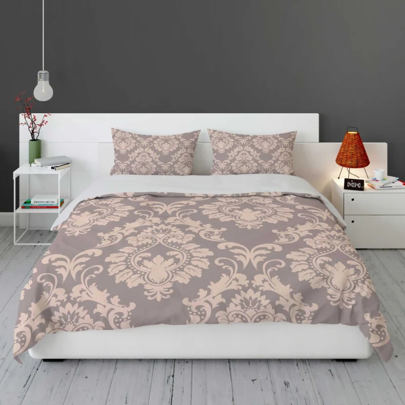 Salmon Ornamental Pattern Bedding Set 1