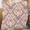 Salmon Ornamental Pattern Quilt Blanket