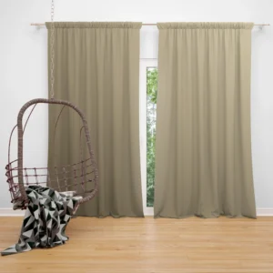 Sandrift Brown Color Curtain