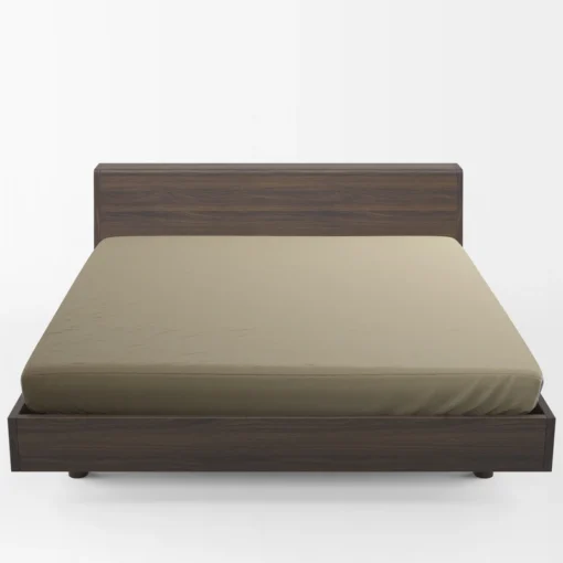 Sandrift Brown Color Fitted Sheet 1