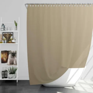 Sandrift Brown Color Shower Curtain