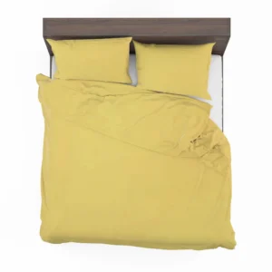 Sandy Yellow Solid Color Bedding Set 2