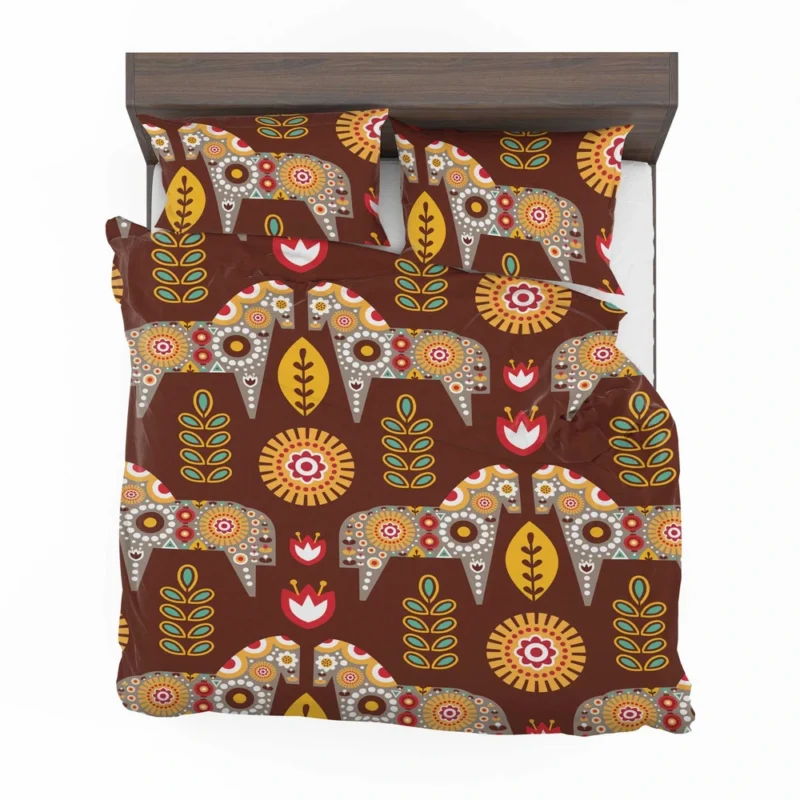 Scandinavian Folk Bedding Set 2