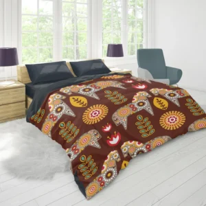 Scandinavian Folk Duvet Cover 1