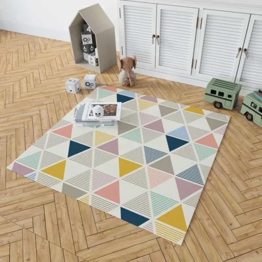 Scandinavian Triangle Pattern Rug 1