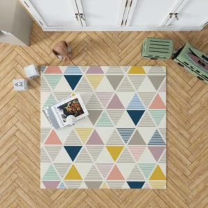 Scandinavian Triangle Pattern Rug