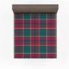 Scottish Red Green Tartan Pattern Fitted Sheet