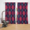 Scottish Tartan Argyle Strip Pattern Curtain