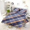 Scottish Tartan Blue Plaid Bedding Set