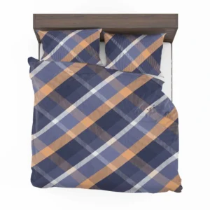 Scottish Tartan Blue Plaid Bedding Set 2