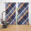 Scottish Tartan Blue Plaid Curtain