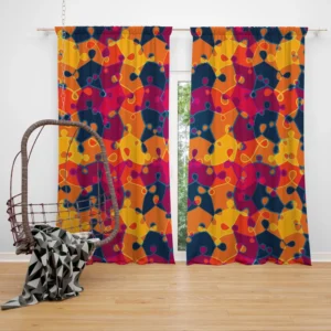 Scottish Tartan Pattern Curtain