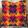 Scottish Tartan Pattern Quilt Blanket