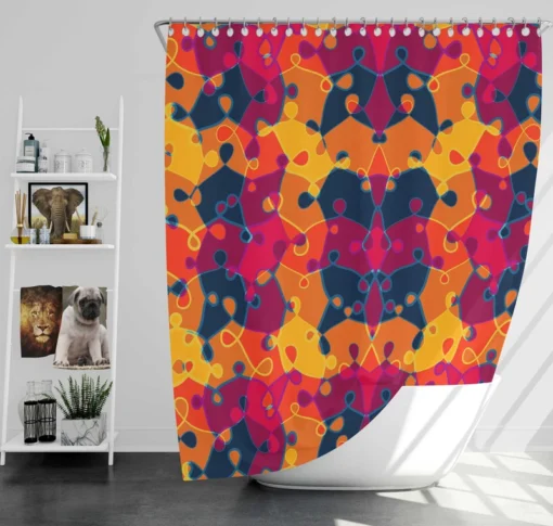 Scottish Tartan Pattern Shower Curtain