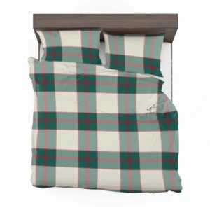 Scottish Tartan Red Green Plaid Bedding Set 2