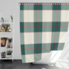 Scottish Tartan Red Green Plaid Shower Curtain