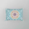 Sea Blue Traditional Moroccan Pattern Pillow Case