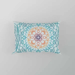 Sea Blue Traditional Moroccan Pattern Pillow Case