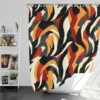 Seamless Floral Collage Pattern Design Shower Curtain