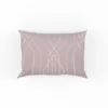 Seamless Geometric Pattern on Rose Gold Pillow Case