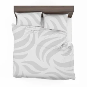 Seamless Light Gray Nature Pattern Background Bedding Set 1