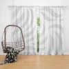 Seamless Light Gray Nature Pattern Background Curtain