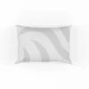 Seamless Light Gray Nature Pattern Background Pillow Case