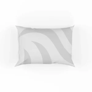 Seamless Light Gray Nature Pattern Background Pillow Case