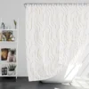 Seamless Linear Flat Abstract Lines Pattern Shower Curtain