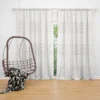 Seamless Minimalist  Flat Lines Pattern Curtain