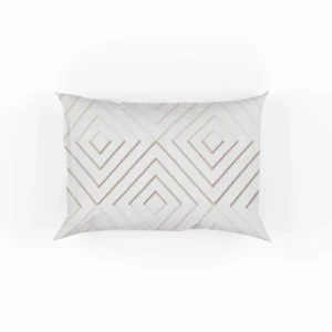 Seamless Minimalist  Flat Lines Pattern Pillow Case