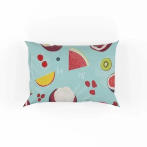 Seamless Summer Fruit Pattern Pillow Case