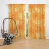 Seashell Marine Creatures Pattern Curtain