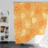 Seashell Marine Creatures Pattern Shower Curtain