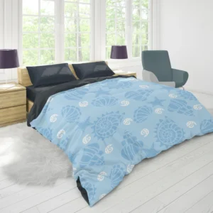 Seashells Starfish Duvet Cover 1