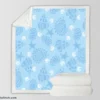 Seashells Starfish Sherpa Fleece Blanket