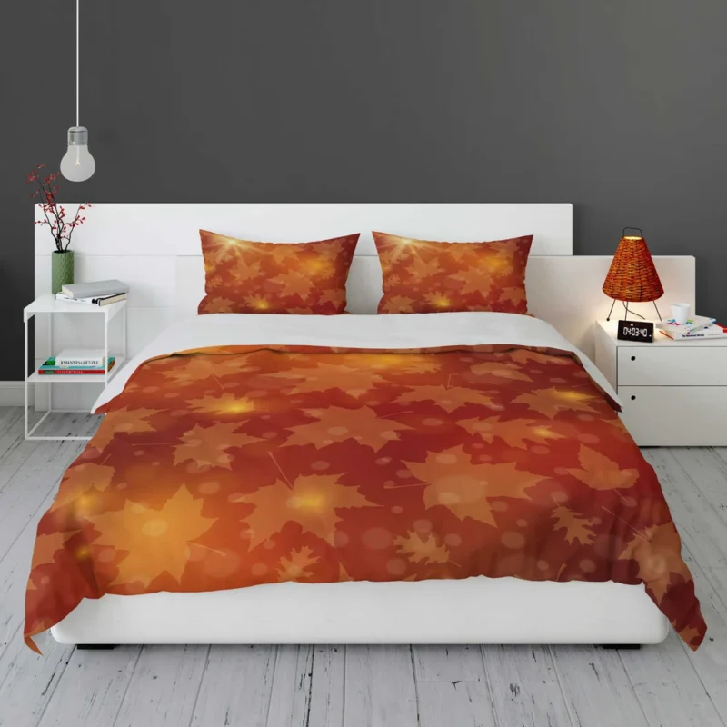 Seasonal Leaves Design Bedding Set 1